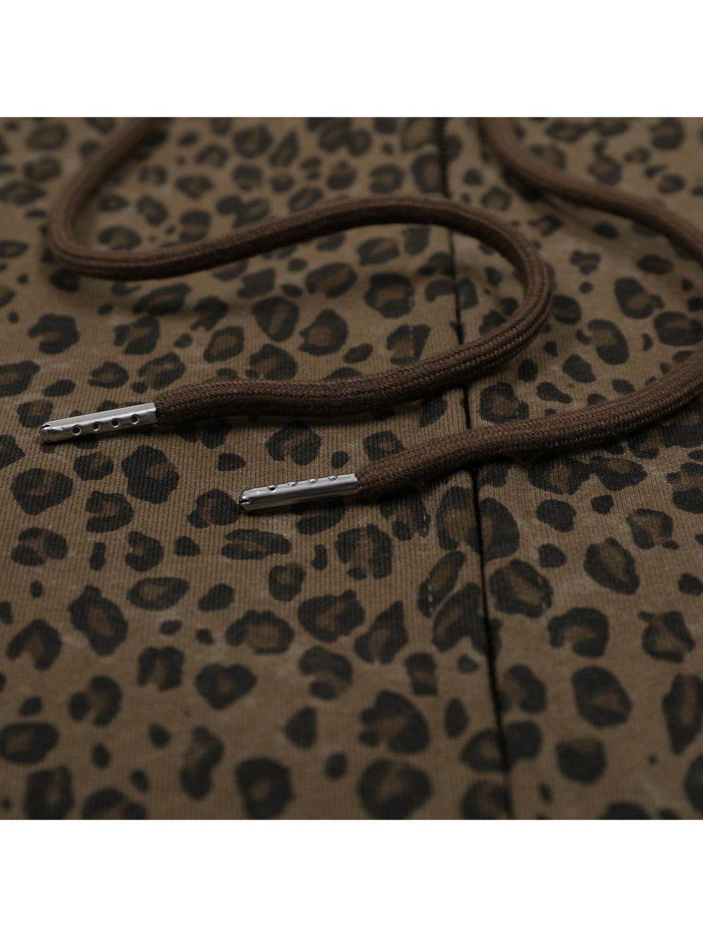 Leopard Print Zip-Up Hoodie