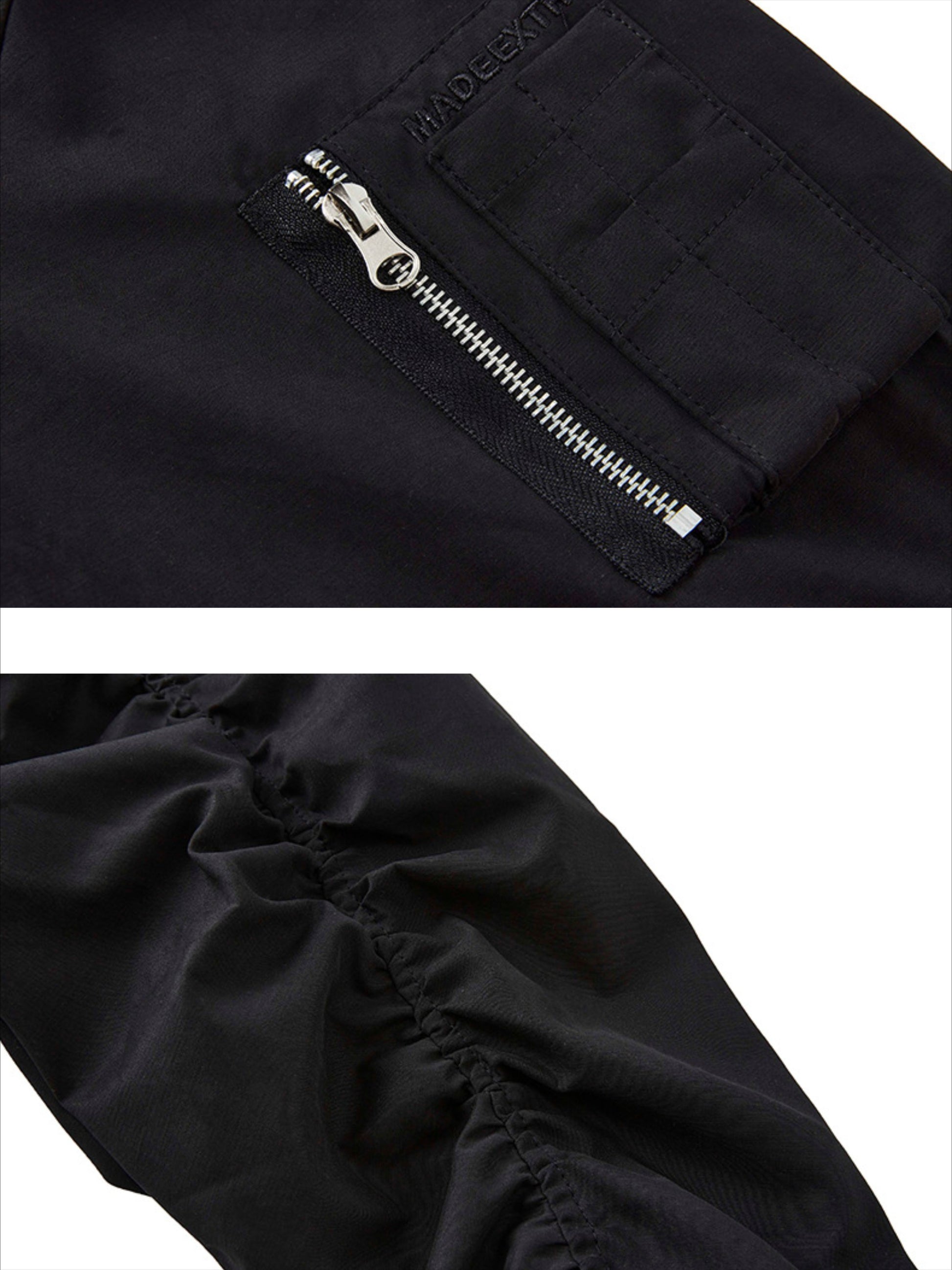 Patchwork Bomber Jacket