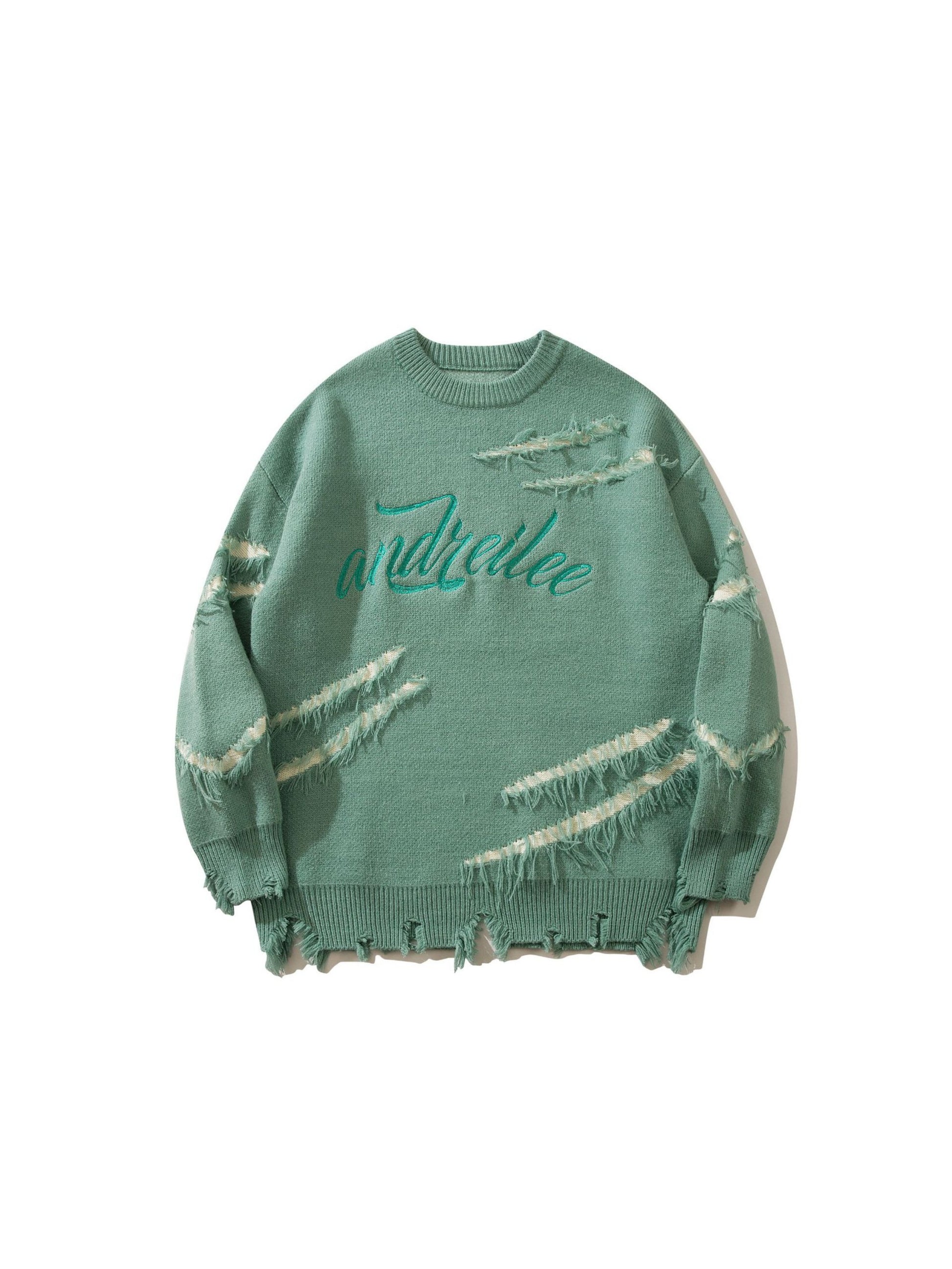 Vintage Ripped Lazy Style Sweater