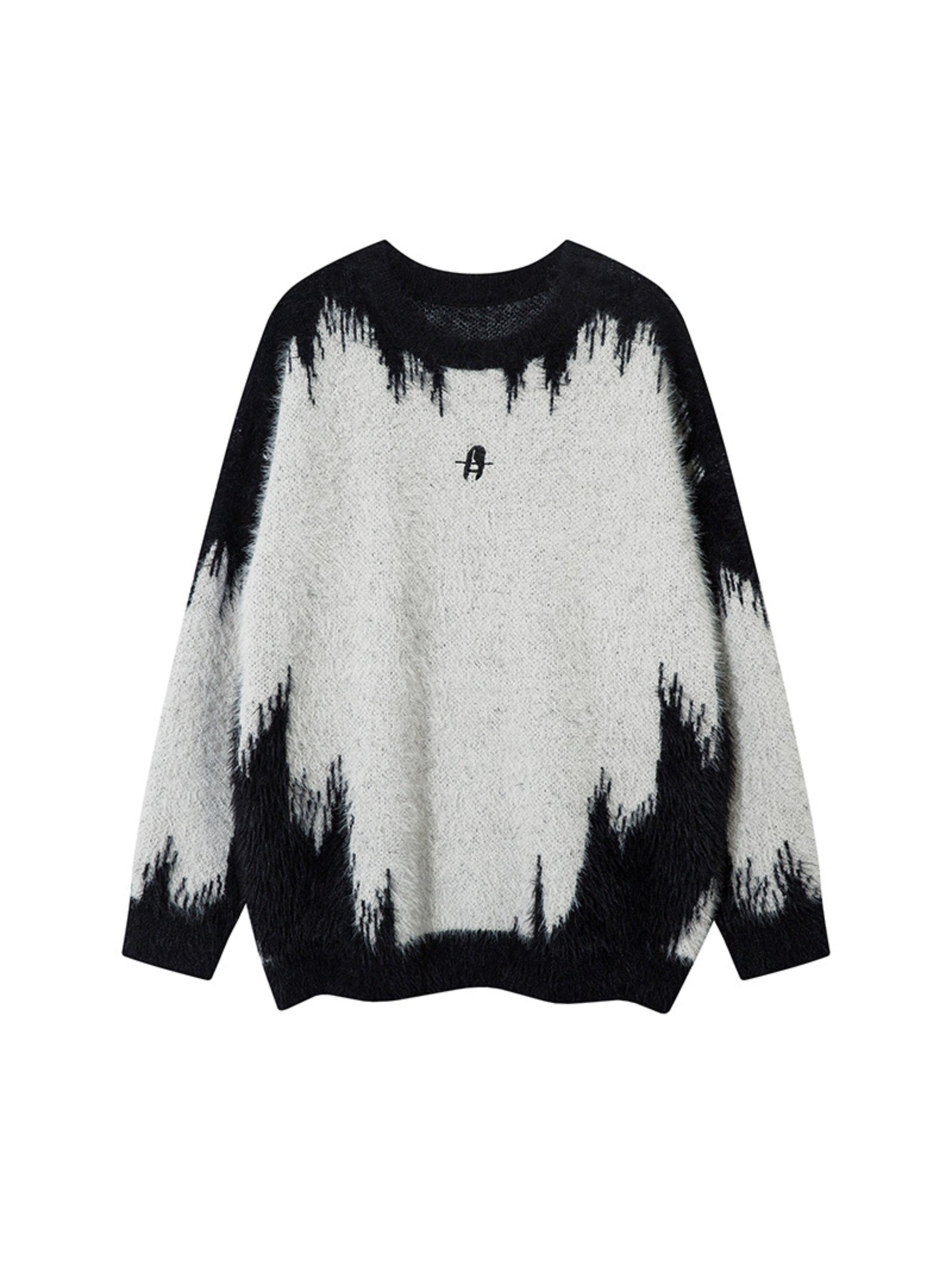 Letter Jacquard Sweater