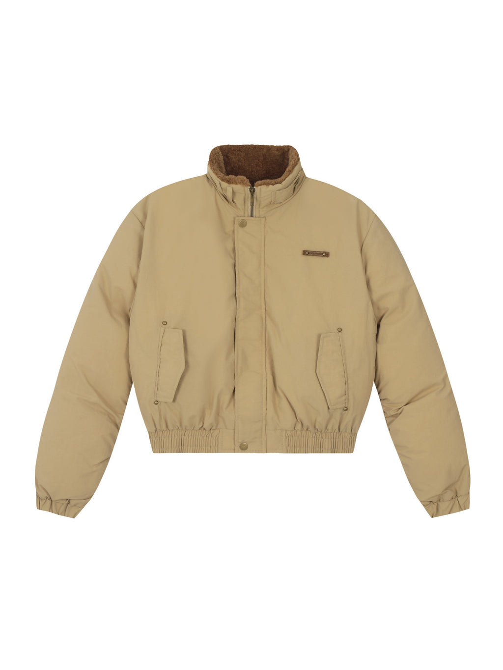 Vinatge Simple Short Thicken Coat
