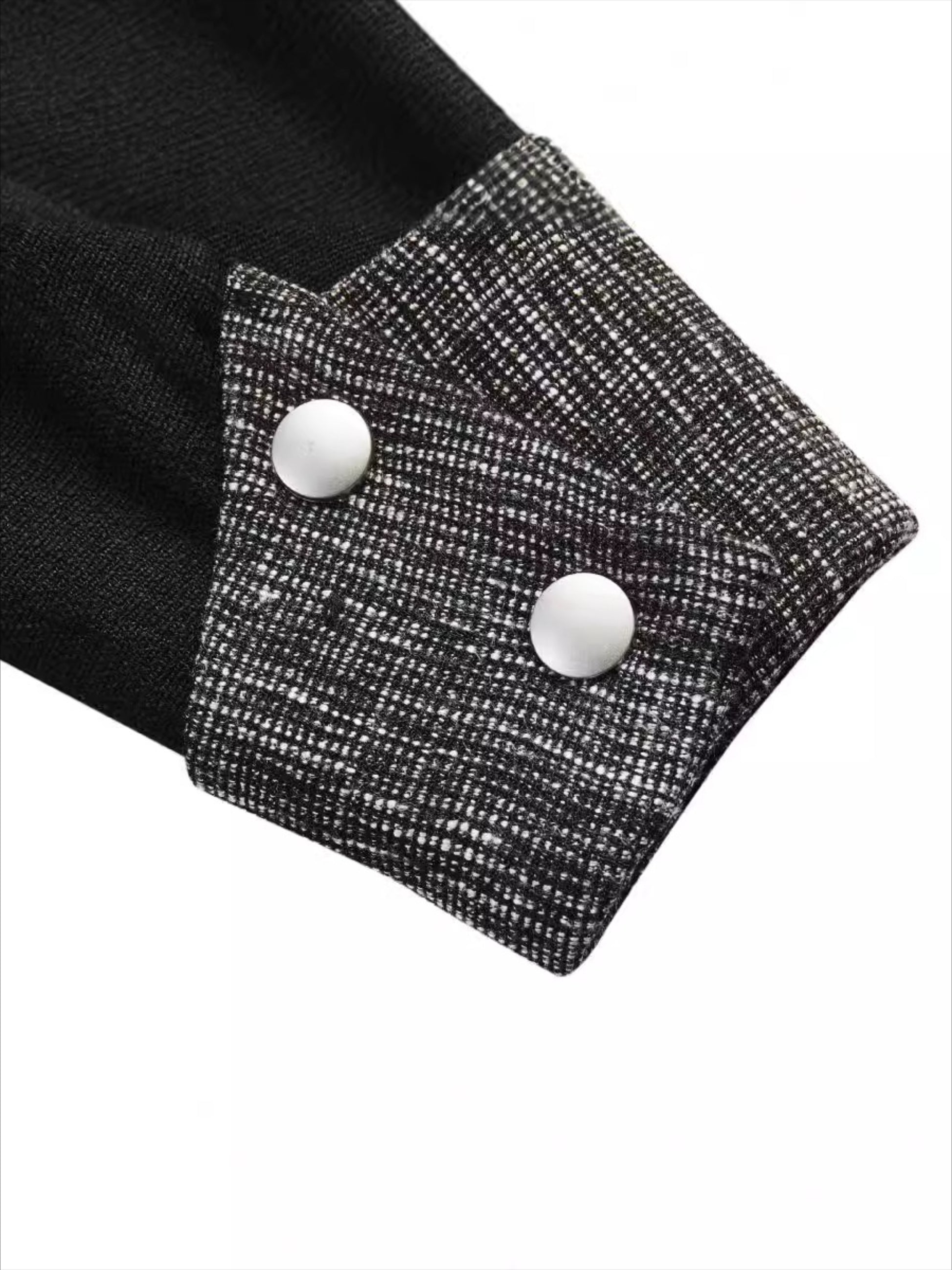 Shell Button Cropped Jacket