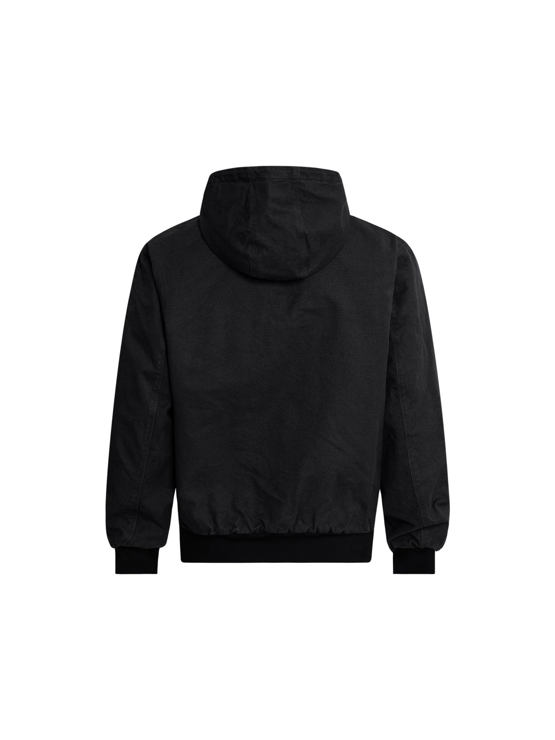 Washed Distressed Quilted Jacket