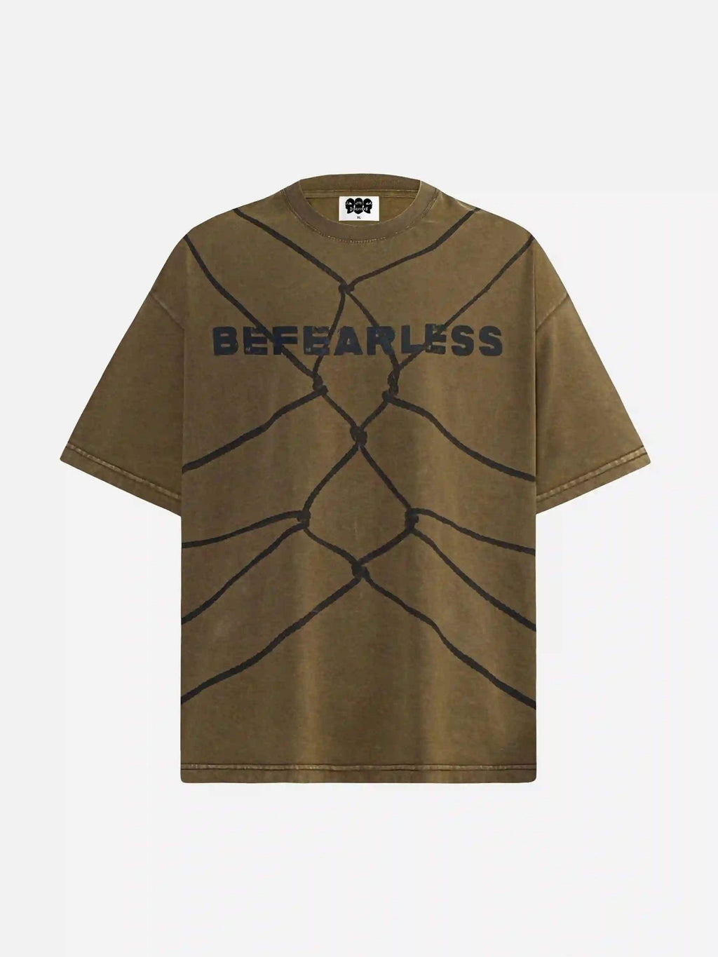 Disguisen American High Street Washed Rope Tied Printed T-shirt-1812