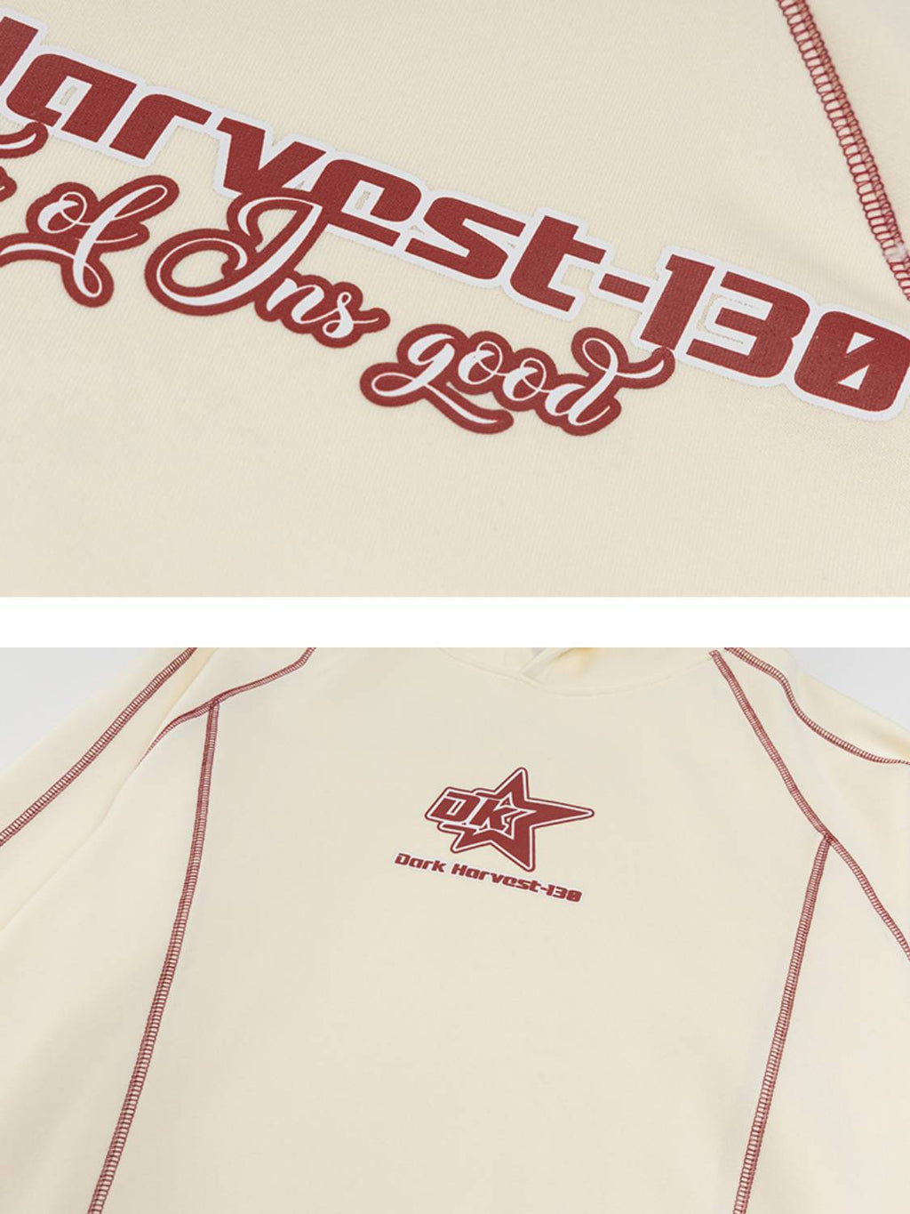 Street Line Assemble Print Hoodie