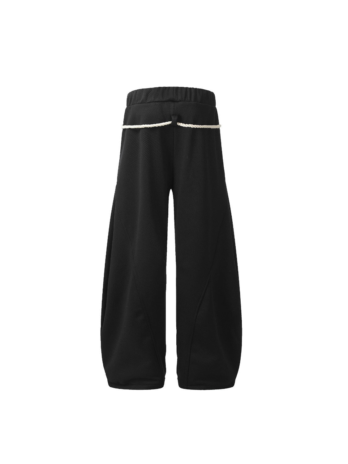 Retro Curved Drape Sweatpants