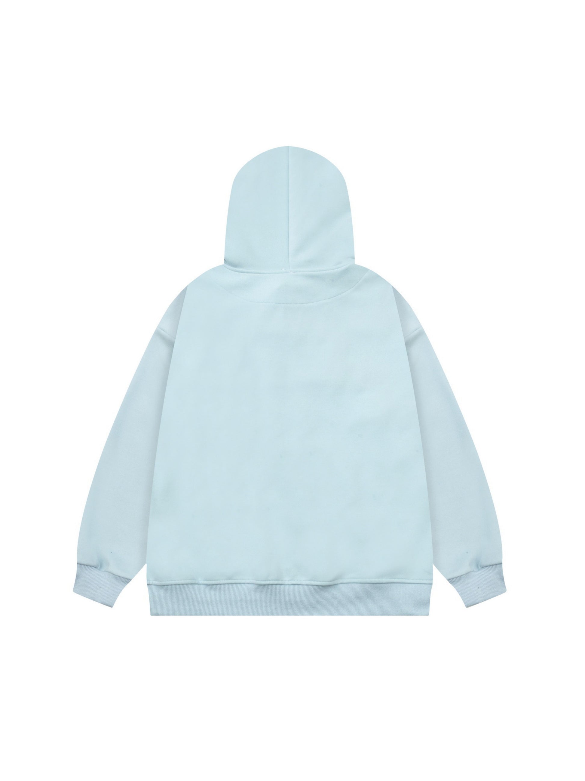 Cat Contrast Color Hoodie