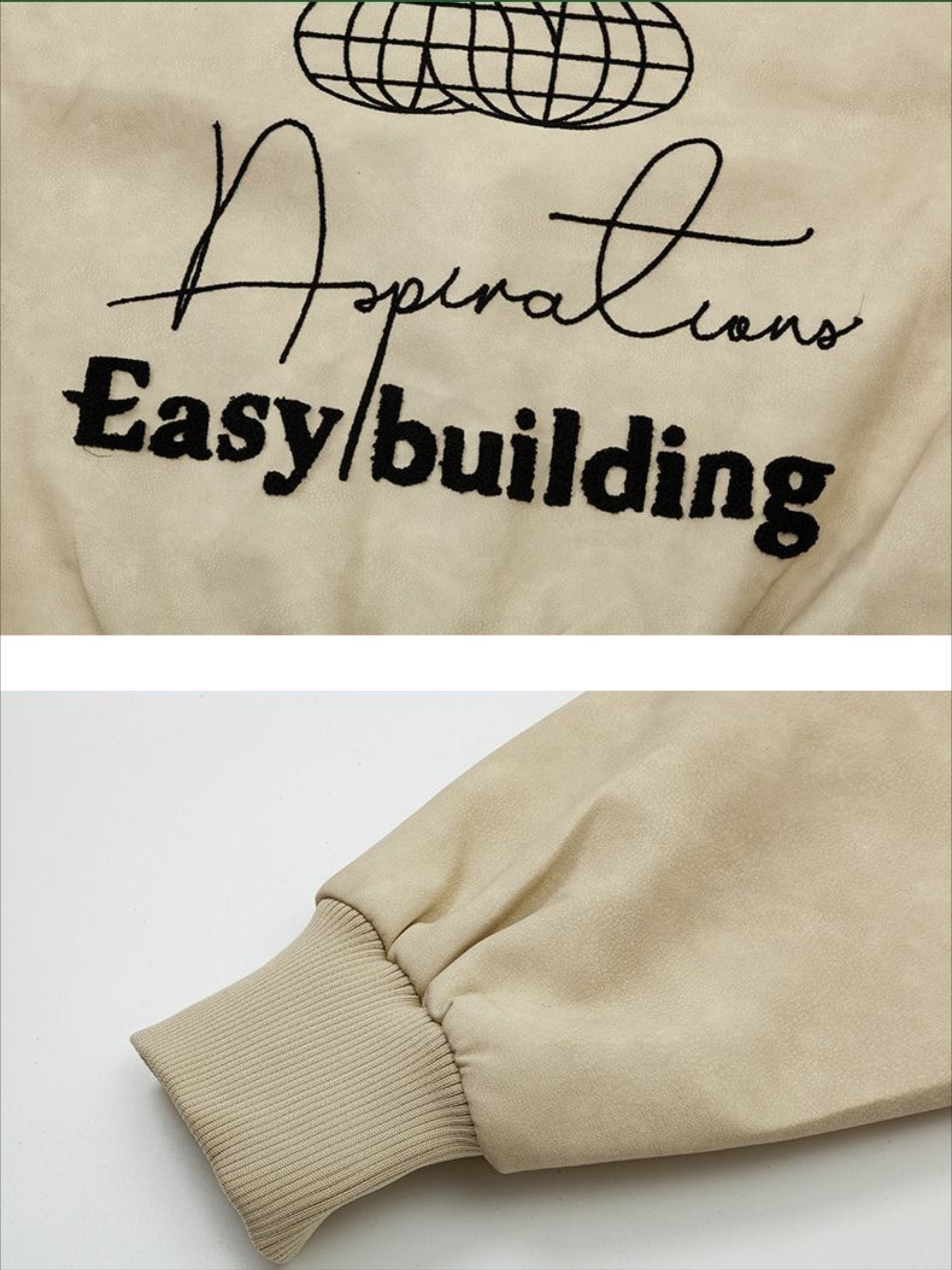 Collision Color Embroidery Jacket