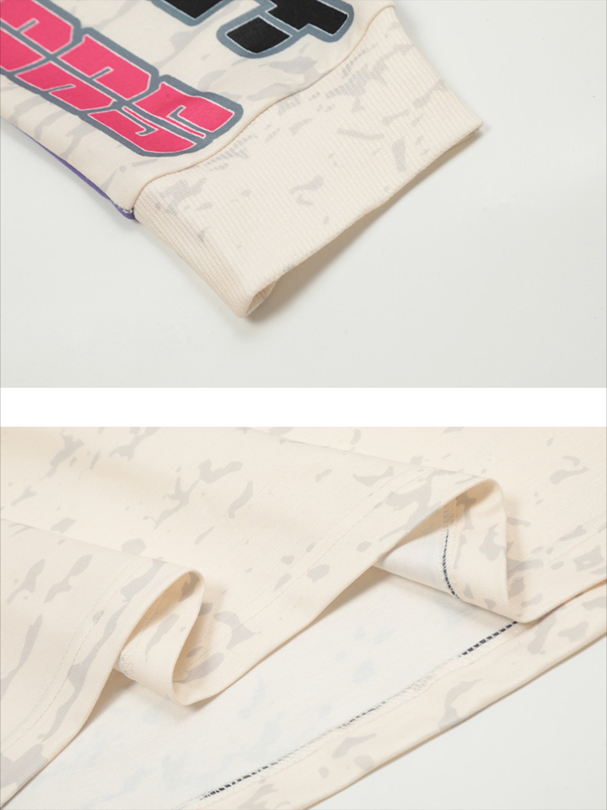 Contrast Color Long Sleeve T-shirt