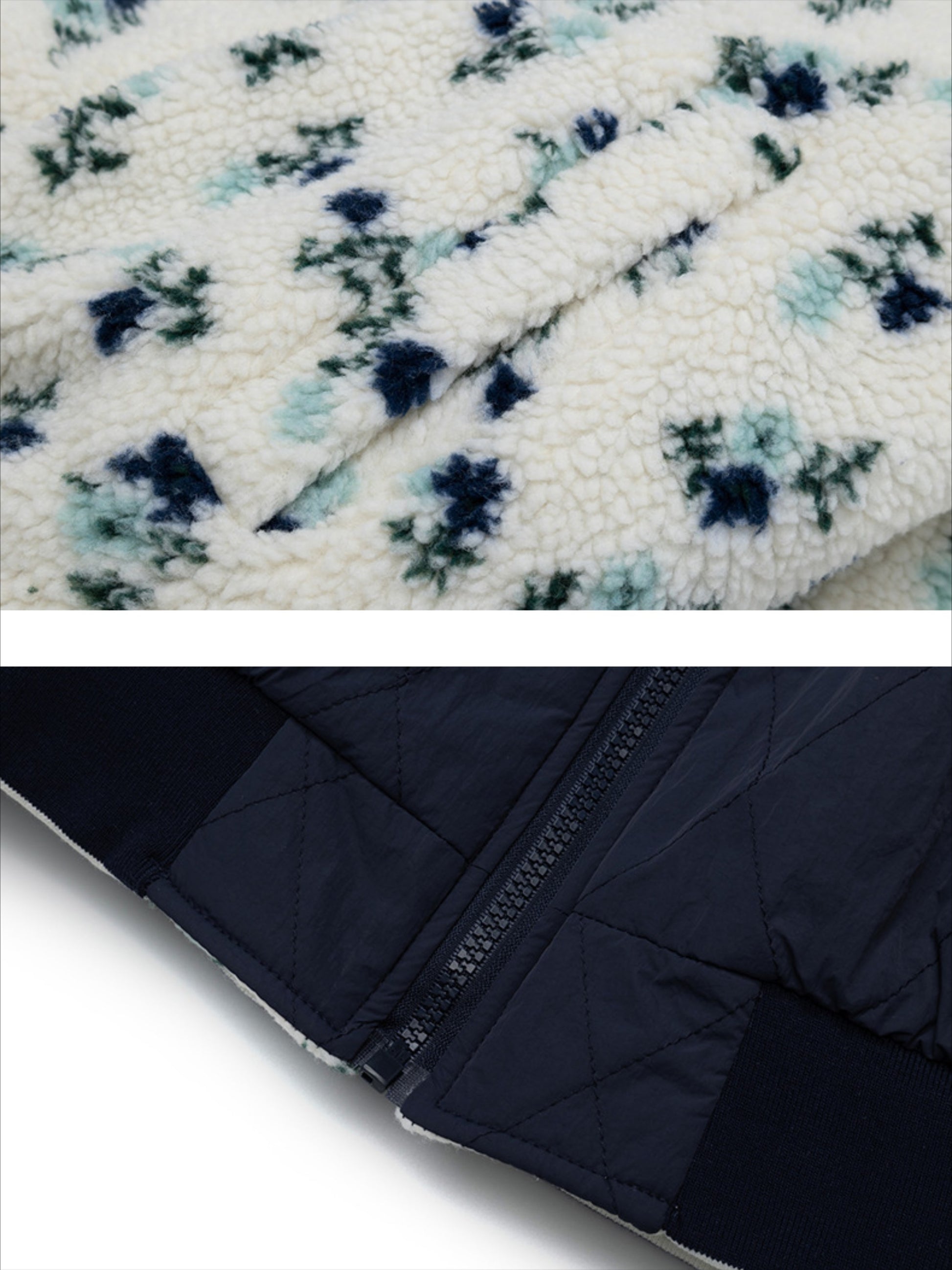 Floral Reversible Fleece Jacket