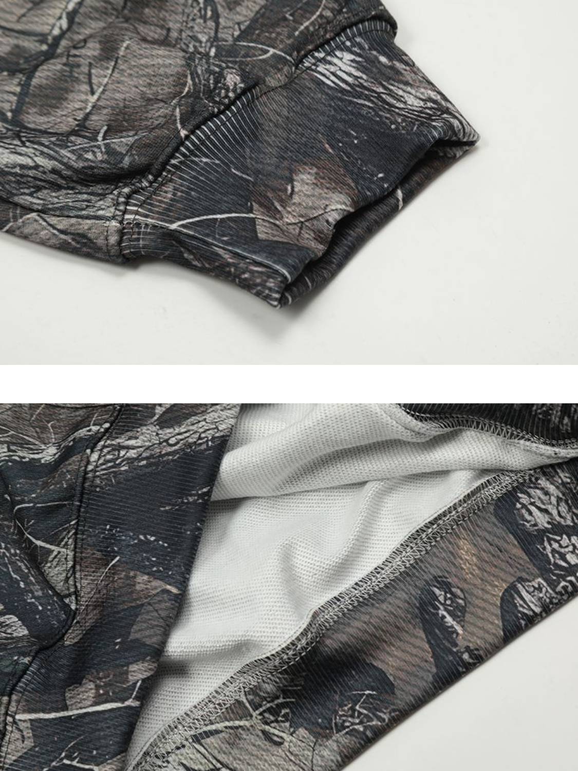 Vintage Tree Camouflage Full Print Hoodie