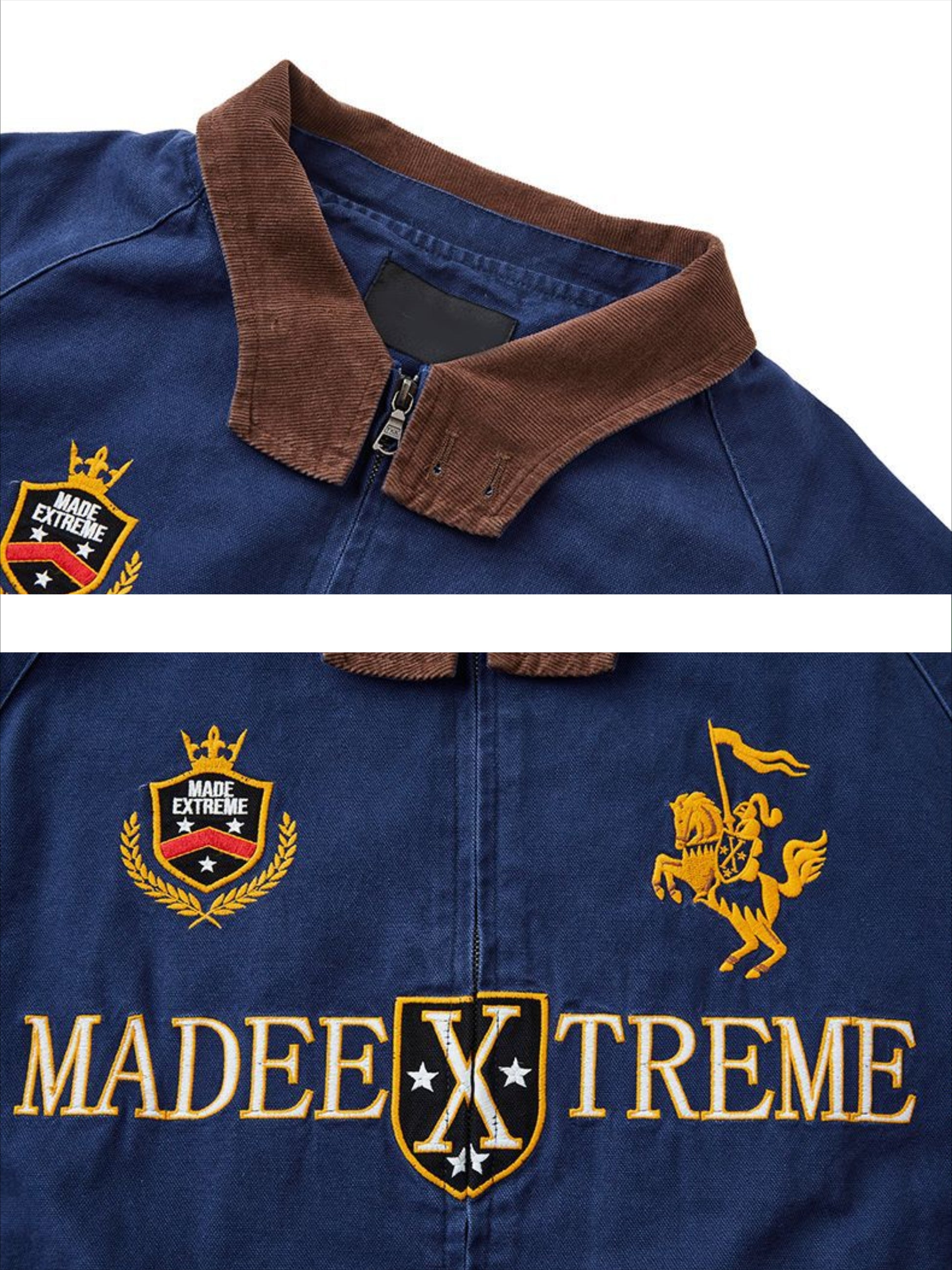 Embroidered Lapel Jacket