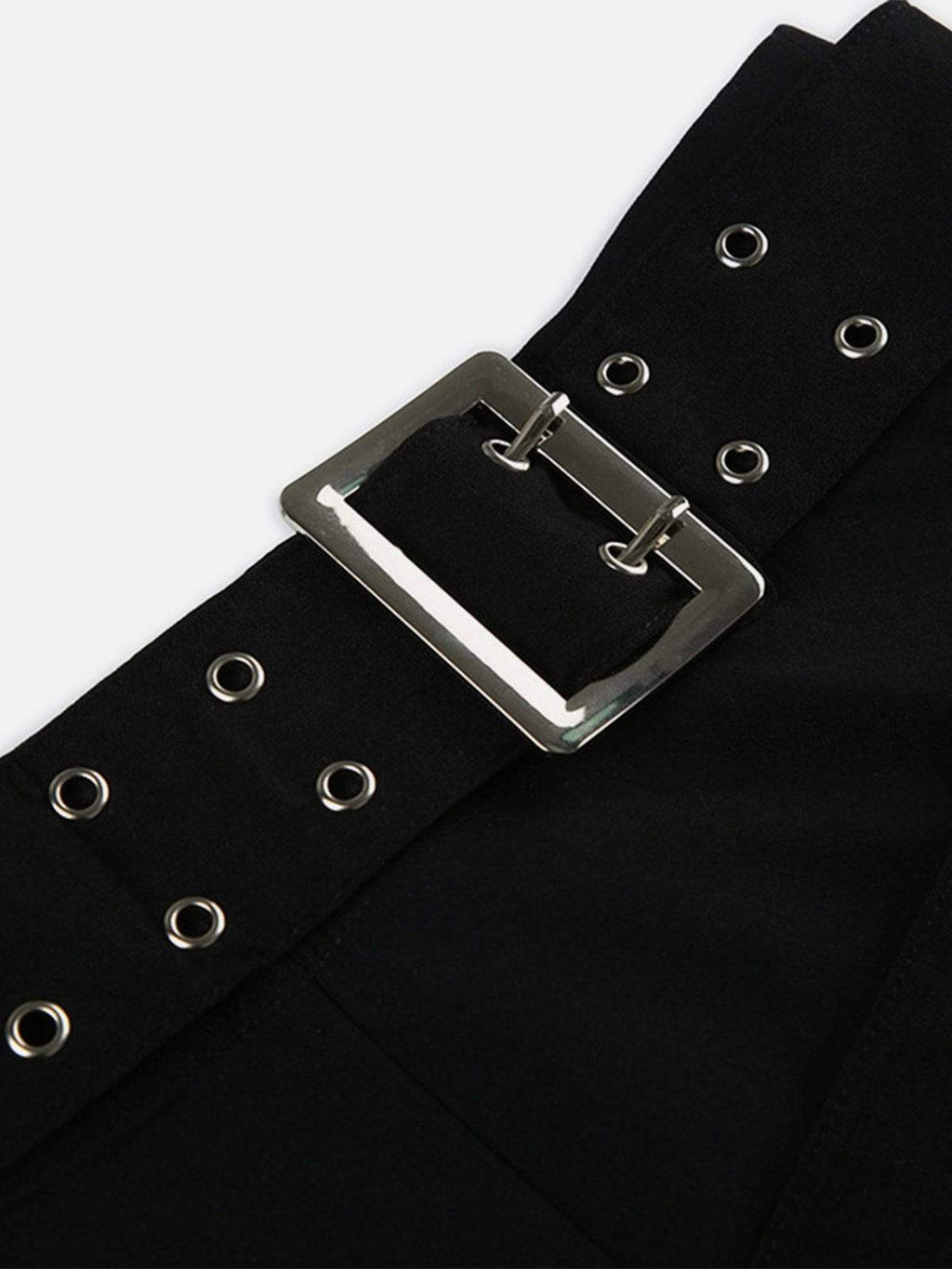 Disguisen Eyelet Solid Color Shorts