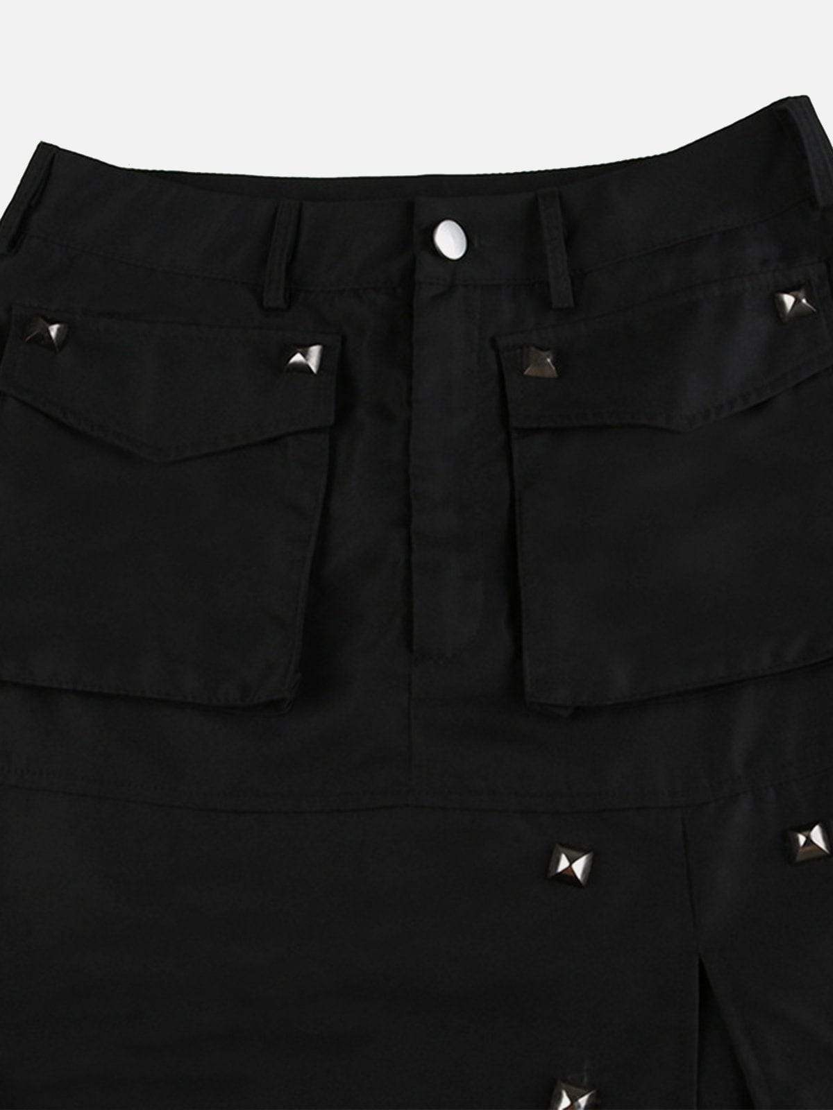 Disguisen Studded Slit Long Skirt