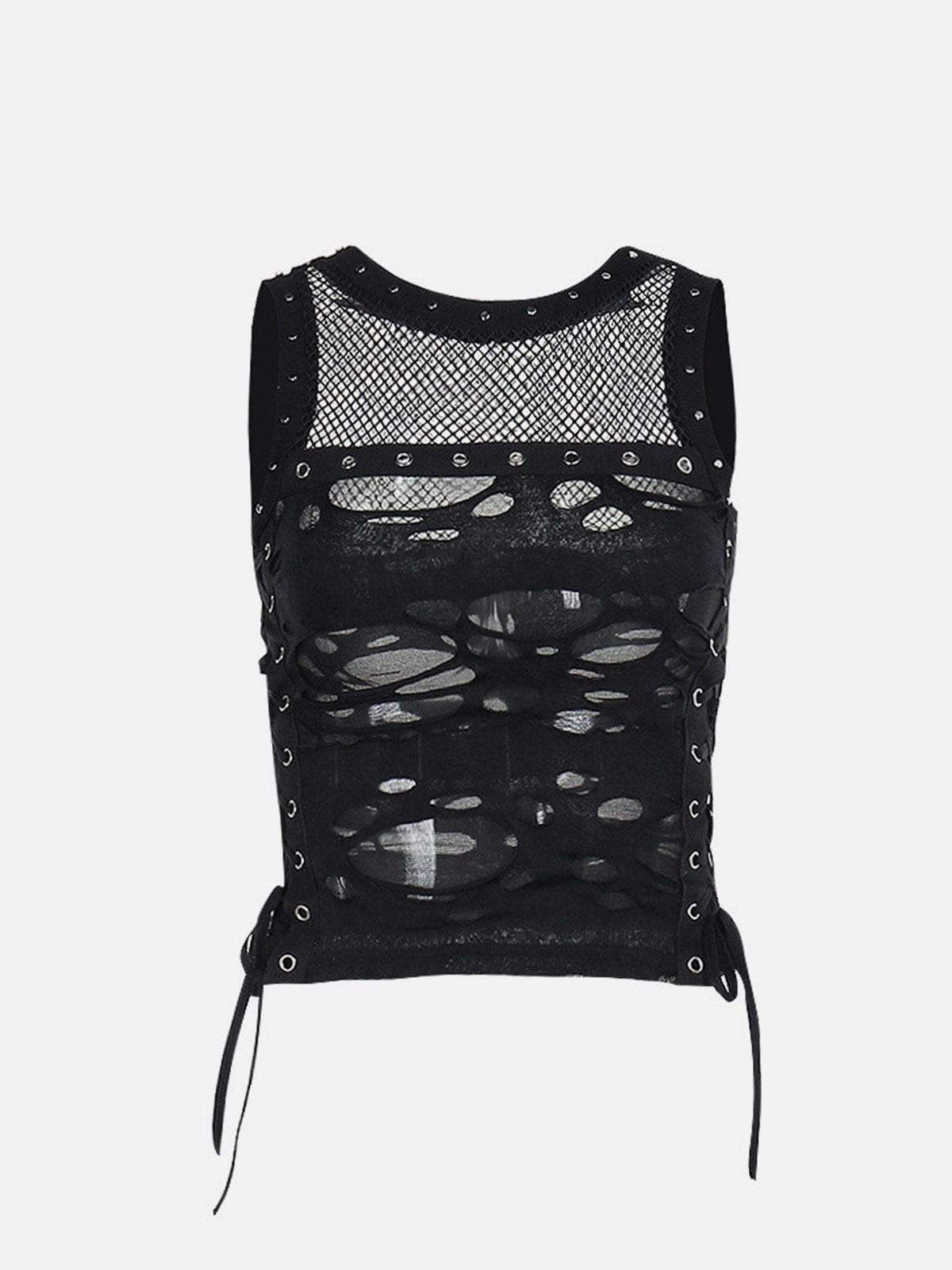 Disguisen Ripped Mesh Vest
