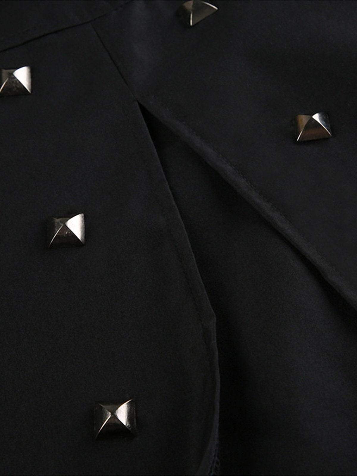 Disguisen Studded Slit Long Skirt