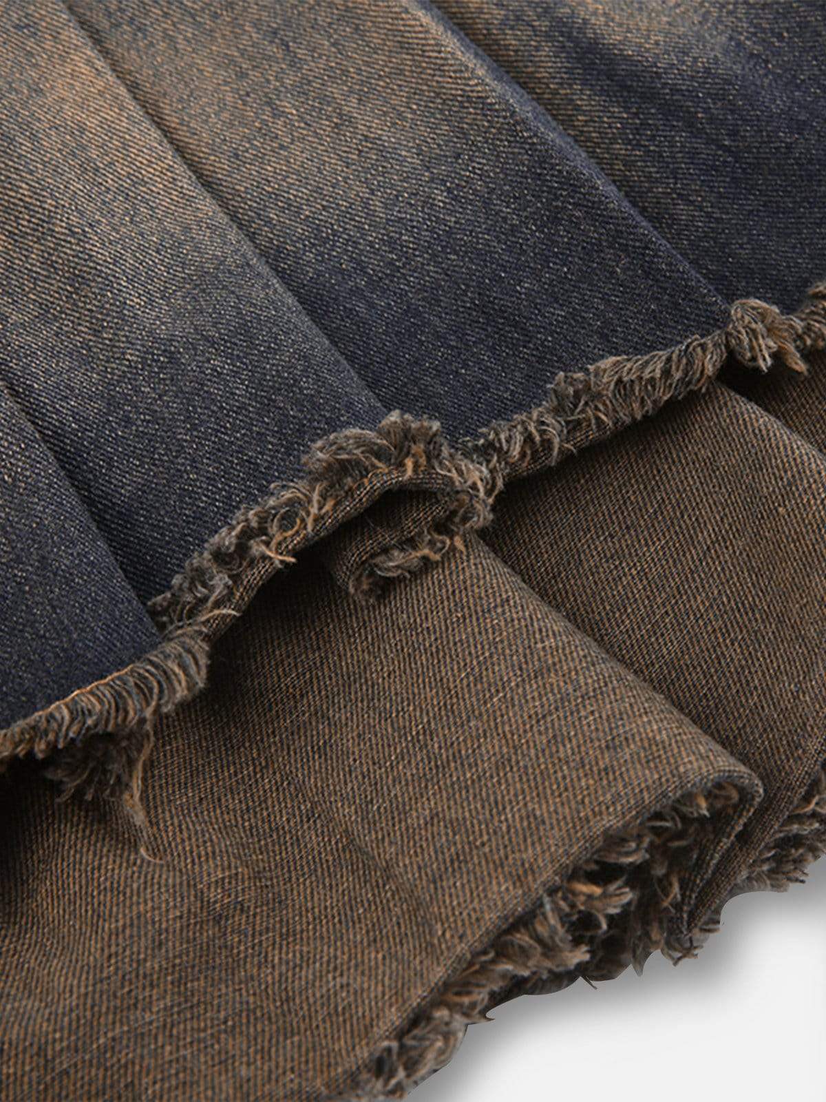 Disguisen Washed Tie-Dye Irregular Skirt