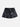 Disguisen Punk Style Metallic Pleated Skirt