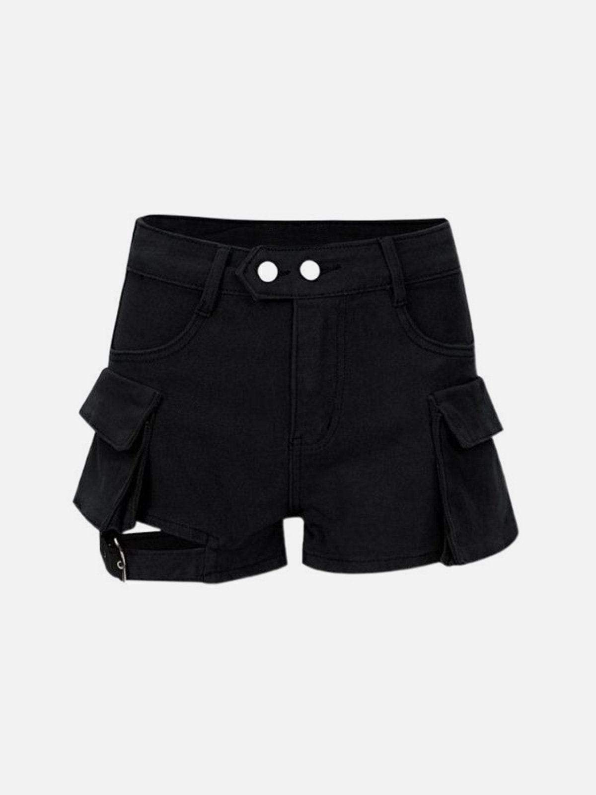 Disguisen Multi-Pocket Strappy Shorts