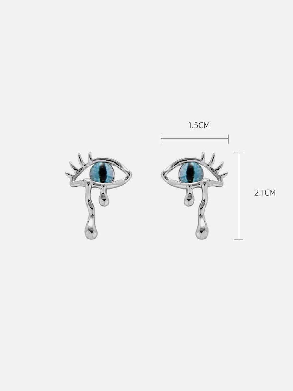 Disguisen Devil's Eye Artificial Gemstone Earrings