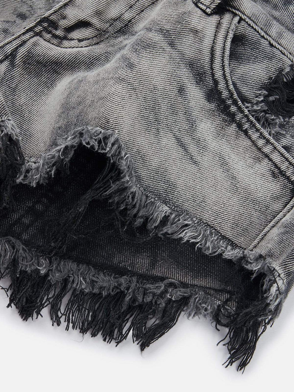 Disguisen Fringe Washed Shorts